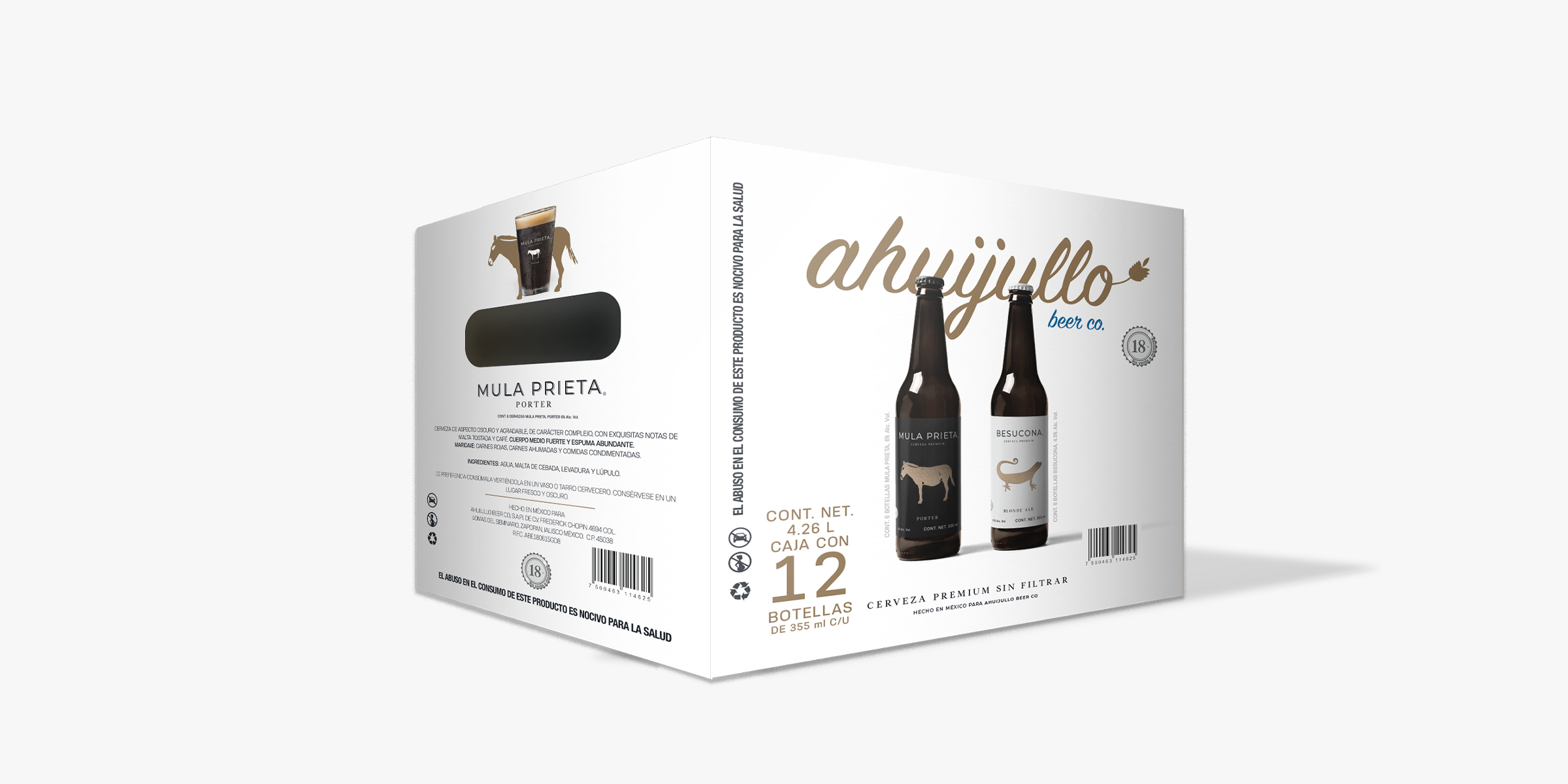 Francia Serrano Studio PortafolioCERVEZA ARTESANAL AHUIJULLO